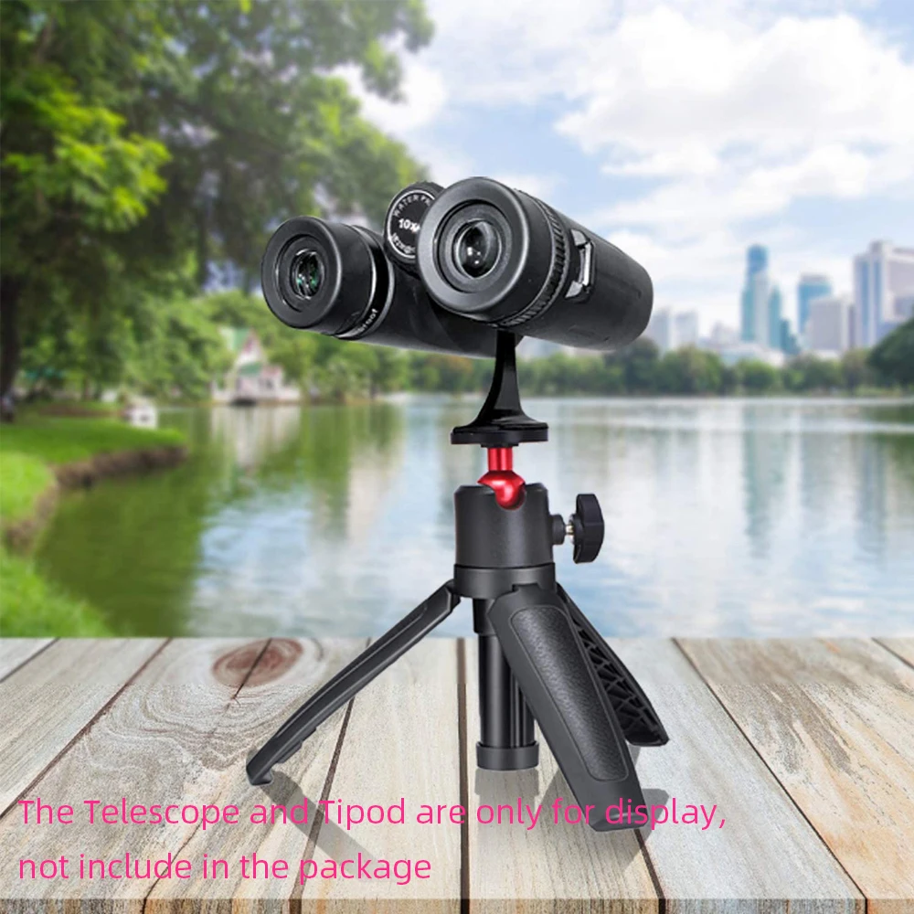 EYSDON Kim Loại Ống Nhòm Tripod Adapter Chuyển Đổi Giá Đỡ Kẹp Điện Thoại Gắn Ống Nhòm Kính Viễn Vọng