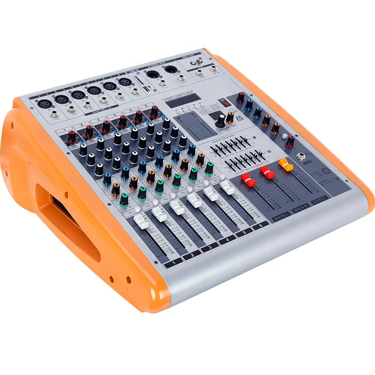 GT-6400 8/12CH MP3 تعمل بالطاقة جهاز مزج الصوت قوة 400 واط * 2CH/ 99DSP/1 مجموعة ستيريو/3 نطاقات EQ/48 فولت طاقة فانتوم/قطع منخفض #3