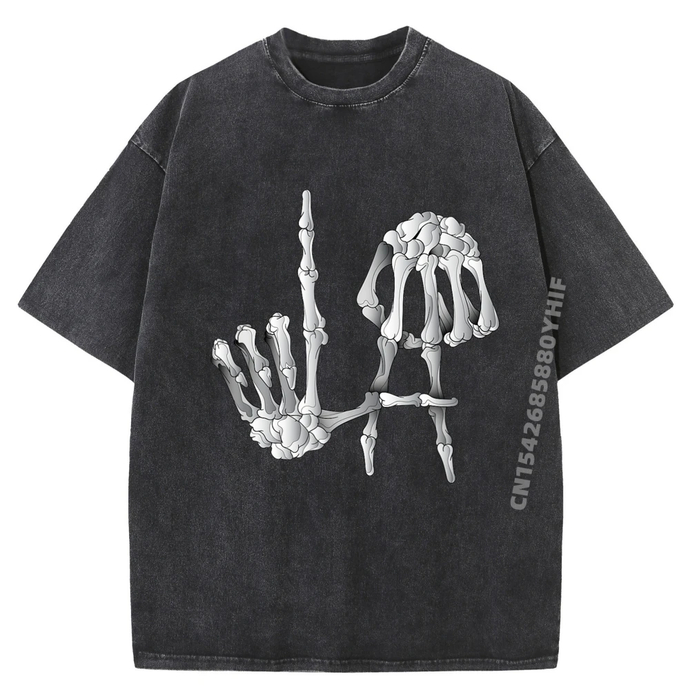 

Топы и футболки Skeleton Bones Hands La Los, футболки с рисунком, мужская уличная стираная футболка, мужская рубашка в стиле хип-хоп