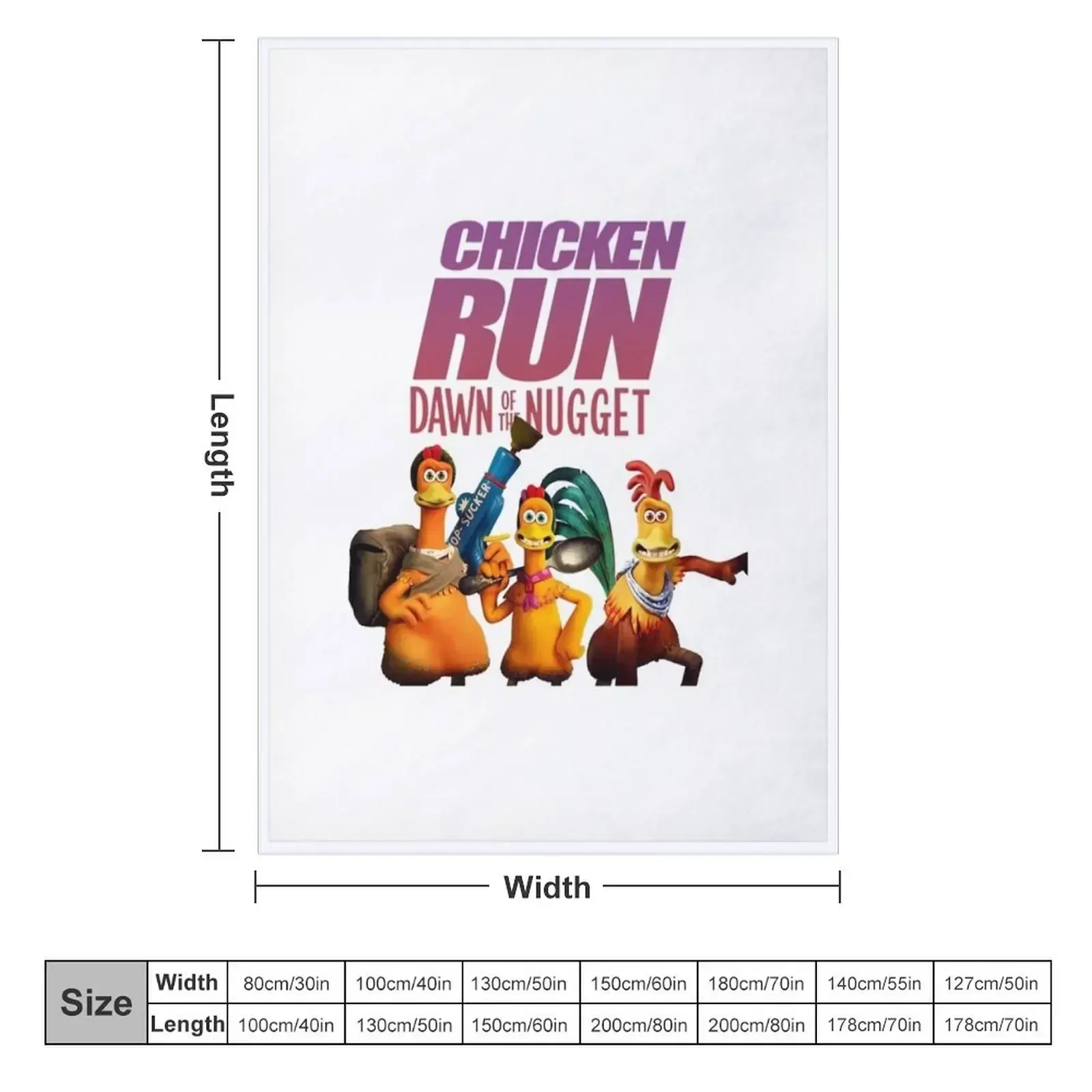 Chicken Run 2 Throw Blanket Blankets Sofas Of Decoration Sofa Throw For Decorative Sofa Bed covers Thermal Single Blankets