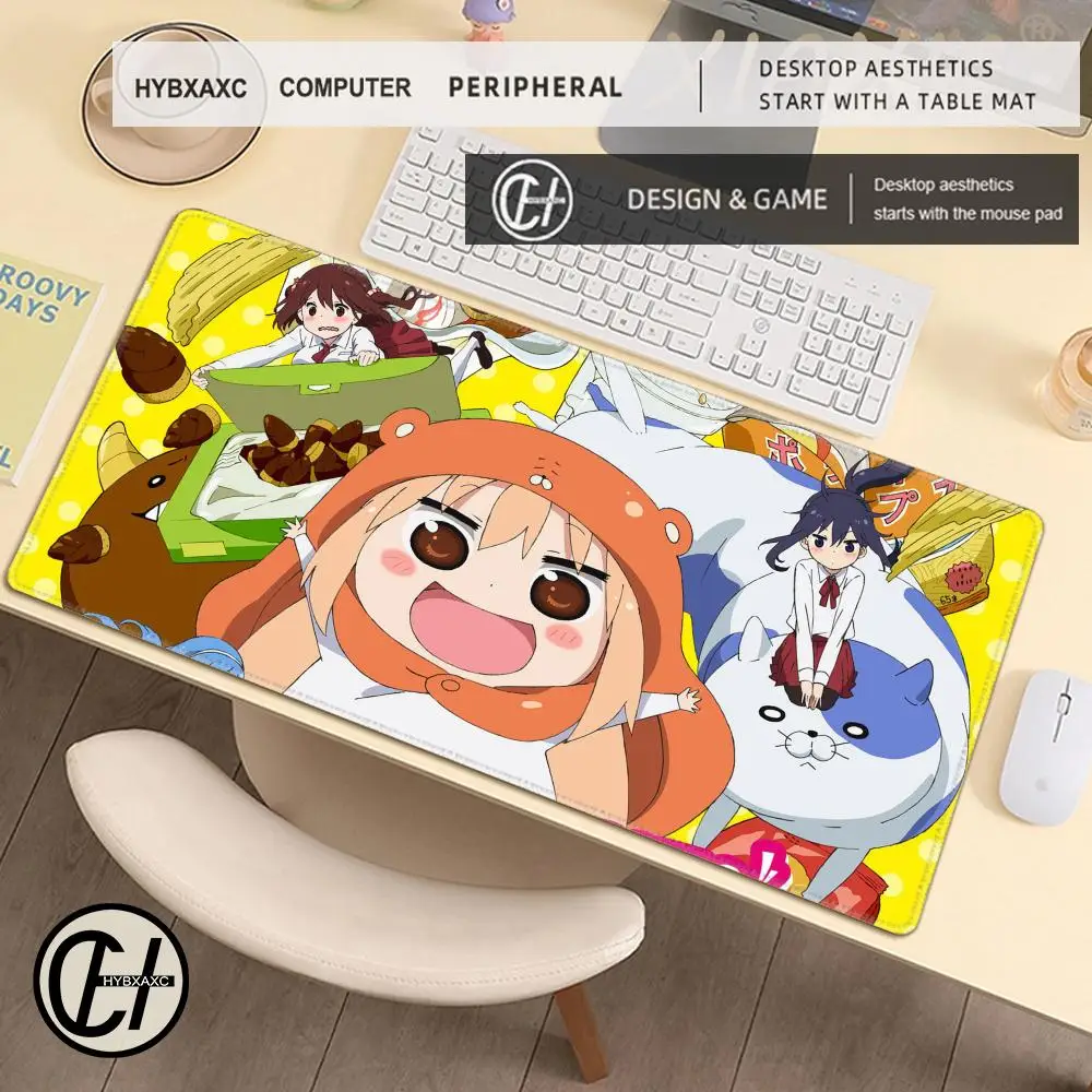 Anime Girl H Himouto Umaru-chan Mousepad Mouse Mat With Pad gaming accessories Prime Gaming XXL Keyboard Pad Stitch Padding Mat