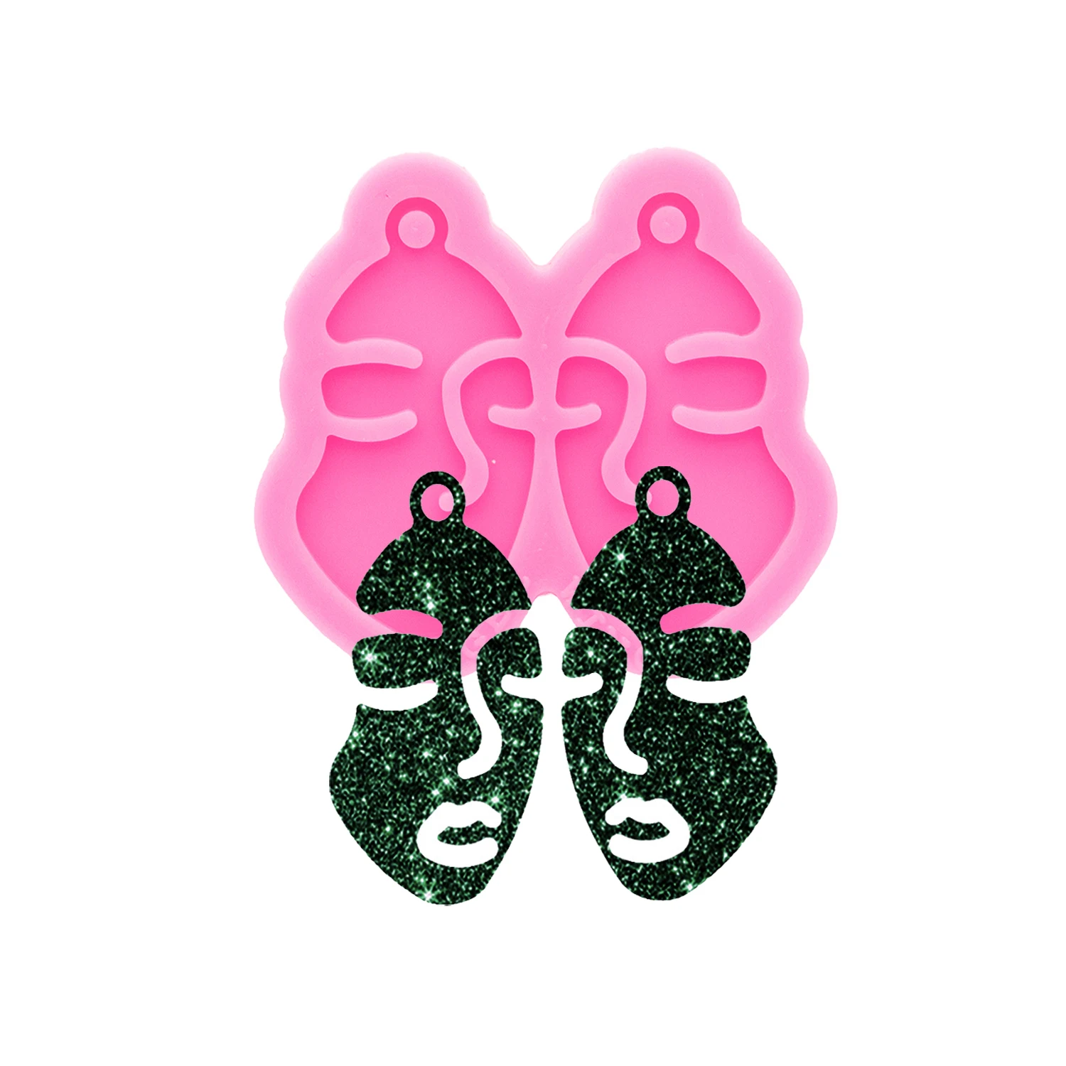 Feather Silicone Mold for Epoxy Resin Earring Pendant DIY Jewelry Craft Supplies