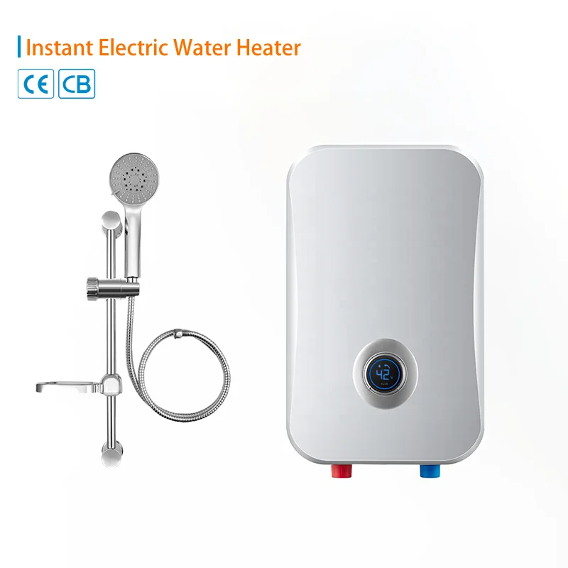 Aluminium Water Waterproof White OEM Accessory Adapter Touch Protection Color Output Remote Safety Water Heater