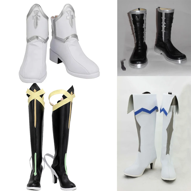 Anime SAO Alicization Asada Shino Shoes Sword Yuuki Asuna Cosplay kirito Boots