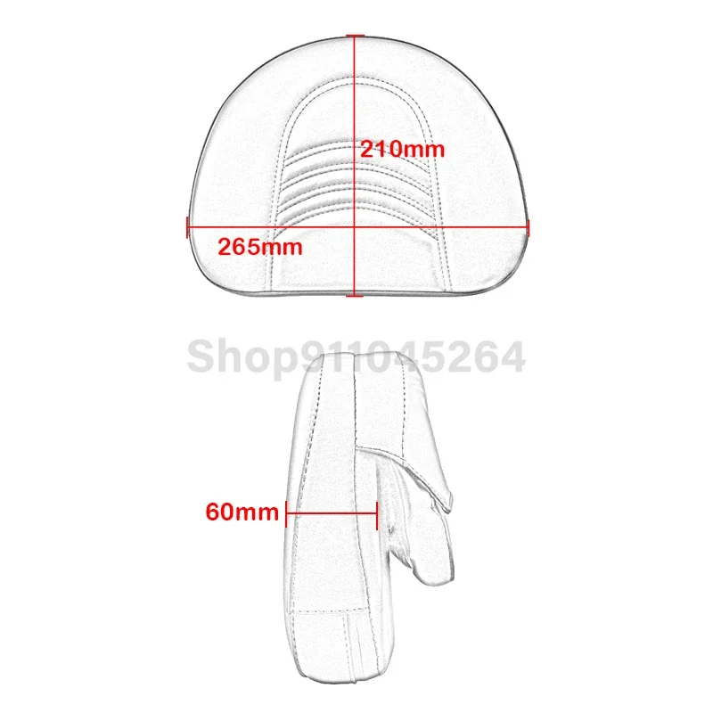 Motorrad Front Driver Reiter Rückenlehne Montage Kit Für Harley Touring Road King Street Electra Glide FL FLHT FLHX