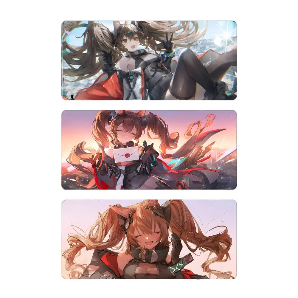 game sci-fi A-Arknights: Endfield Mouse Pad Large Gaming Mousepad with Stitched Edges Thickened Desk Mat PC