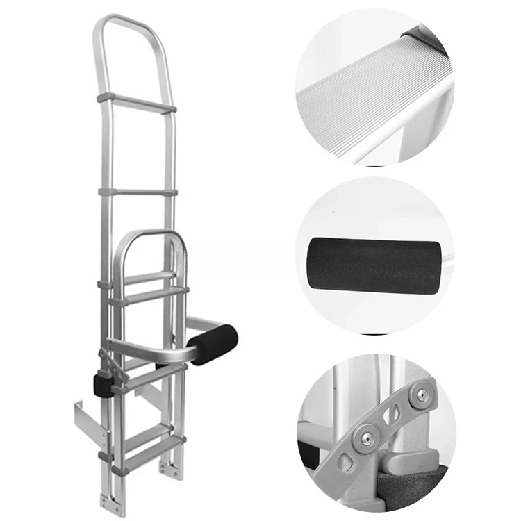 Рисунок 2 - Алюминиевая лестница для восхождения на колесах