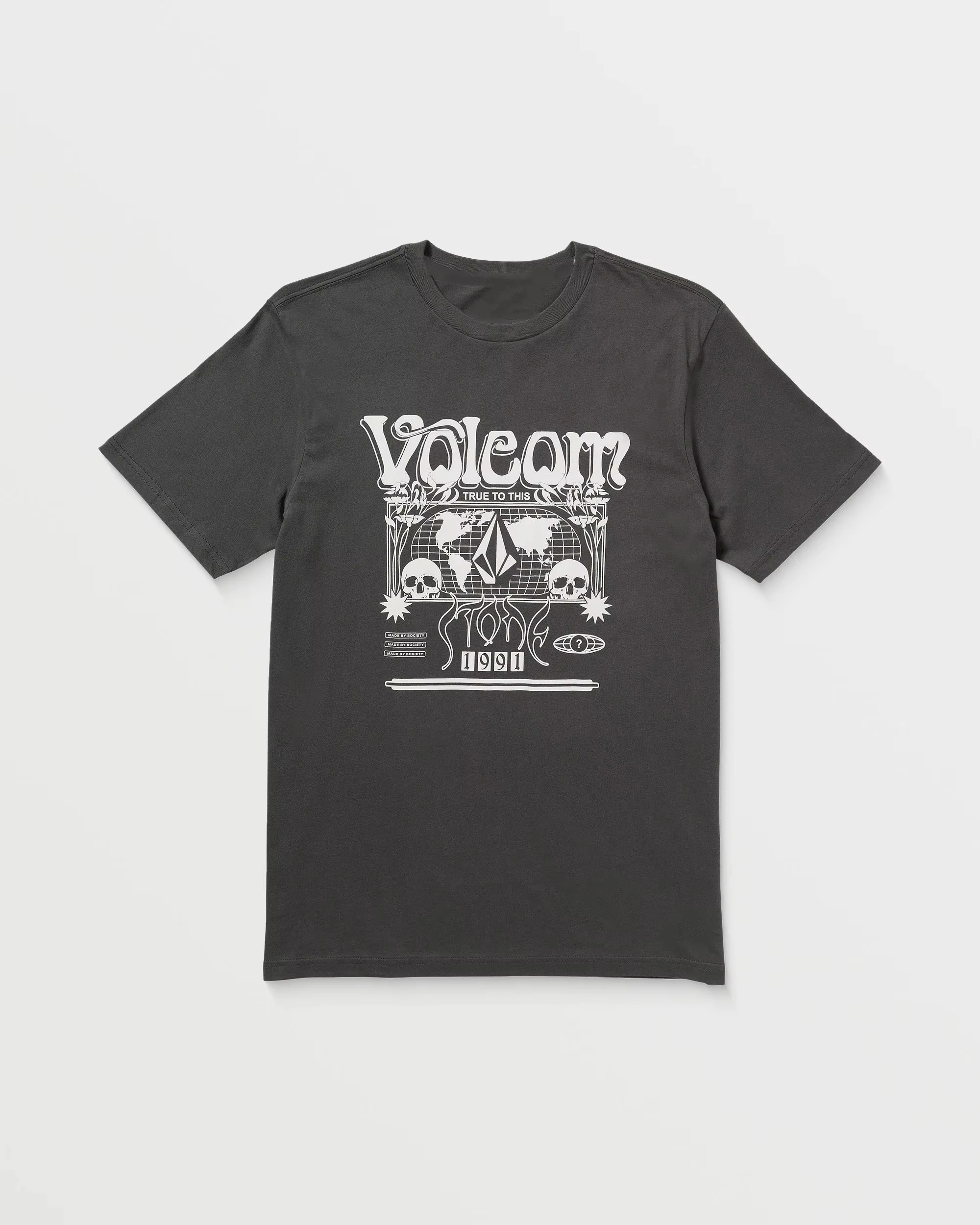 Camiseta de la marca Volcom para deportes extremos, surf y skateboarding, camiseta gráfica de algodón para hombre y mujer, ropa de calle de verano, 2026