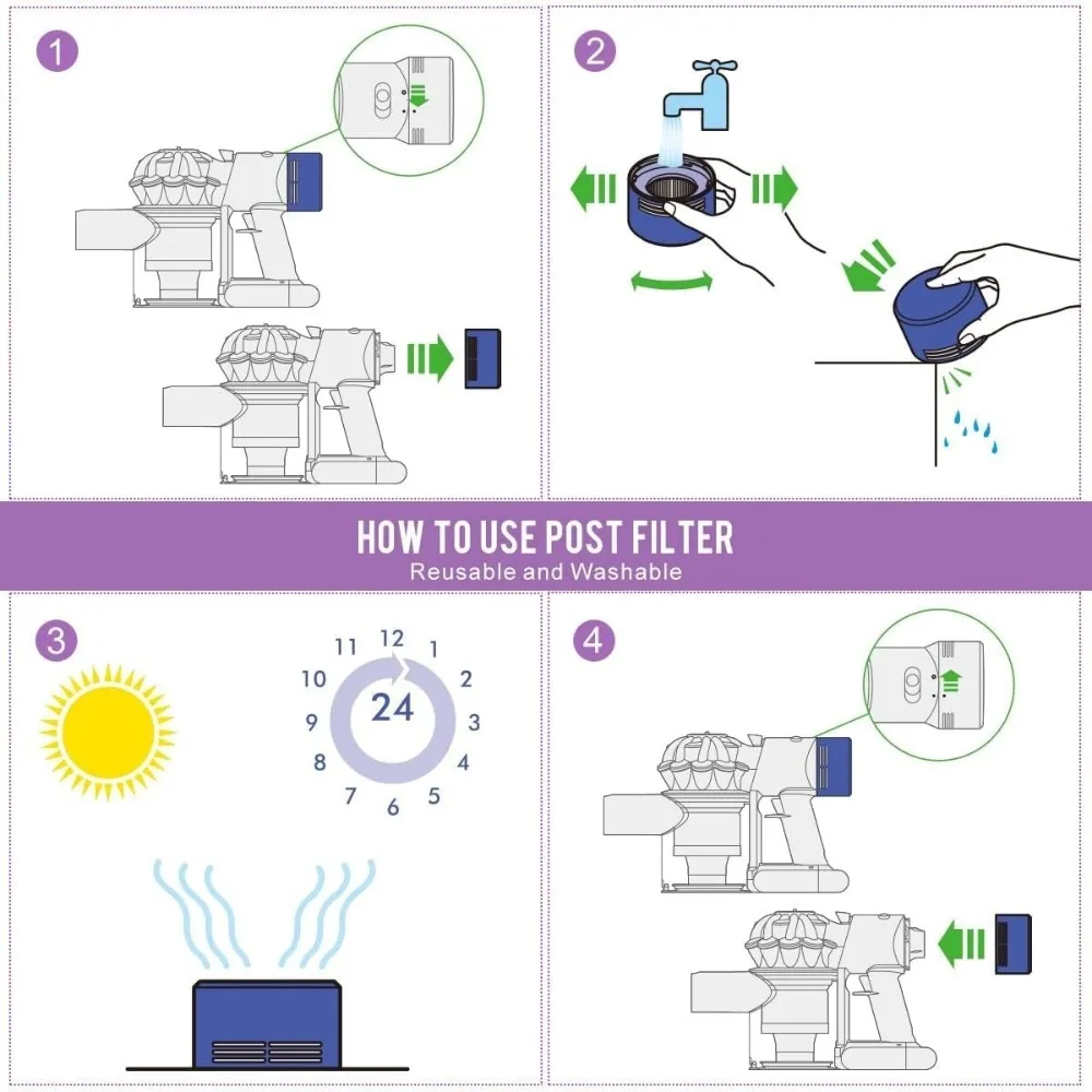 Nowa bateria litowo-jonowa 21,6 V 8000 Ah do odkurzacza Dyson V7 Animal Pro.