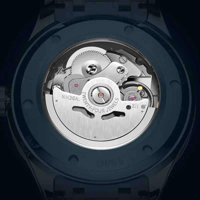 Luxury Tungsten Watch for Men 2026 New Japan MIYOTA Movement Automatic Watches Men Sapphire Calendar Week Luminous Montre Homme
