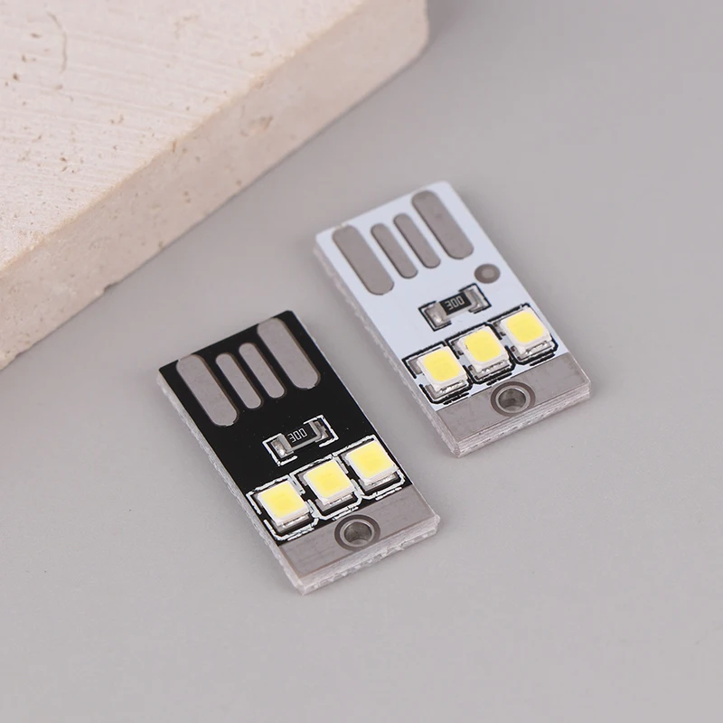 5pcs Mini Ultra Thin Mobile Usb Small Light Camping Light Baby Night Light Tools