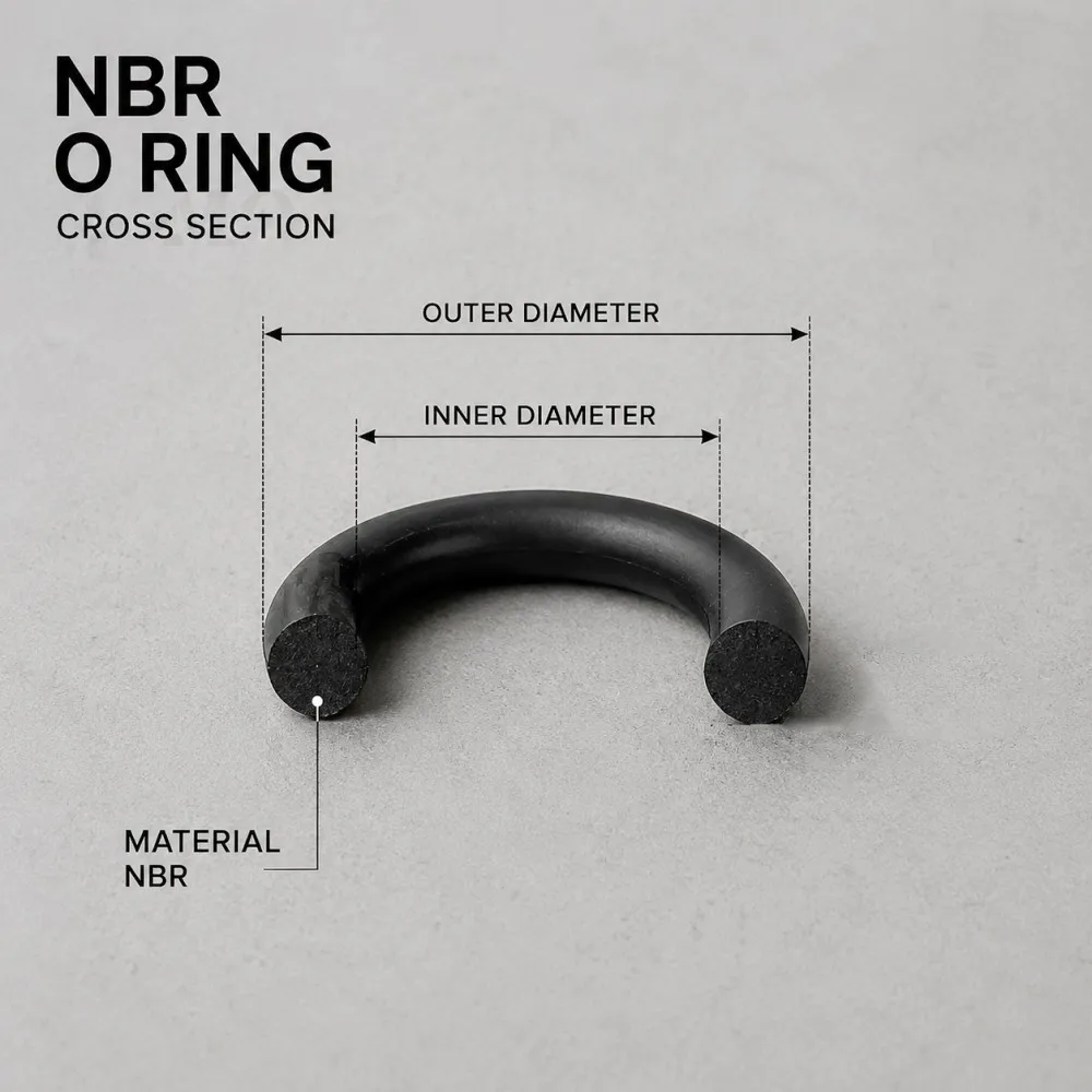 250Pcs Black NBR O-Ring Kit CS1/1.5mm OD4-10mm Oil Waterproof Rubber Gasket Auto Engine Hydraulic Industrial Seal Rings