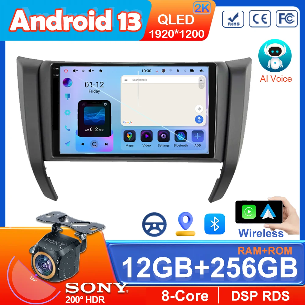 

Car CarPlay Display For Nissan Navara NP300 Frontier 2015-2019 Stereo Receiver Automotive Multimedia Touch Screen 5G Wifi