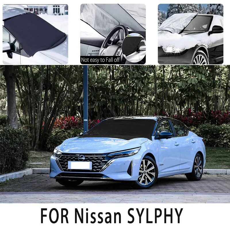 Carsnow cover front coverfor Nissan SYLPHY snowprotection heat insulation shade Sunscreen wind  Frost prevention car accessories