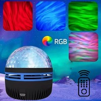 1pc Aurora Borealis Starry Sky Projector,Bedroom Night Light,USB-Powered,Multi-Color,Remote Control,For Gift,Home Decoration