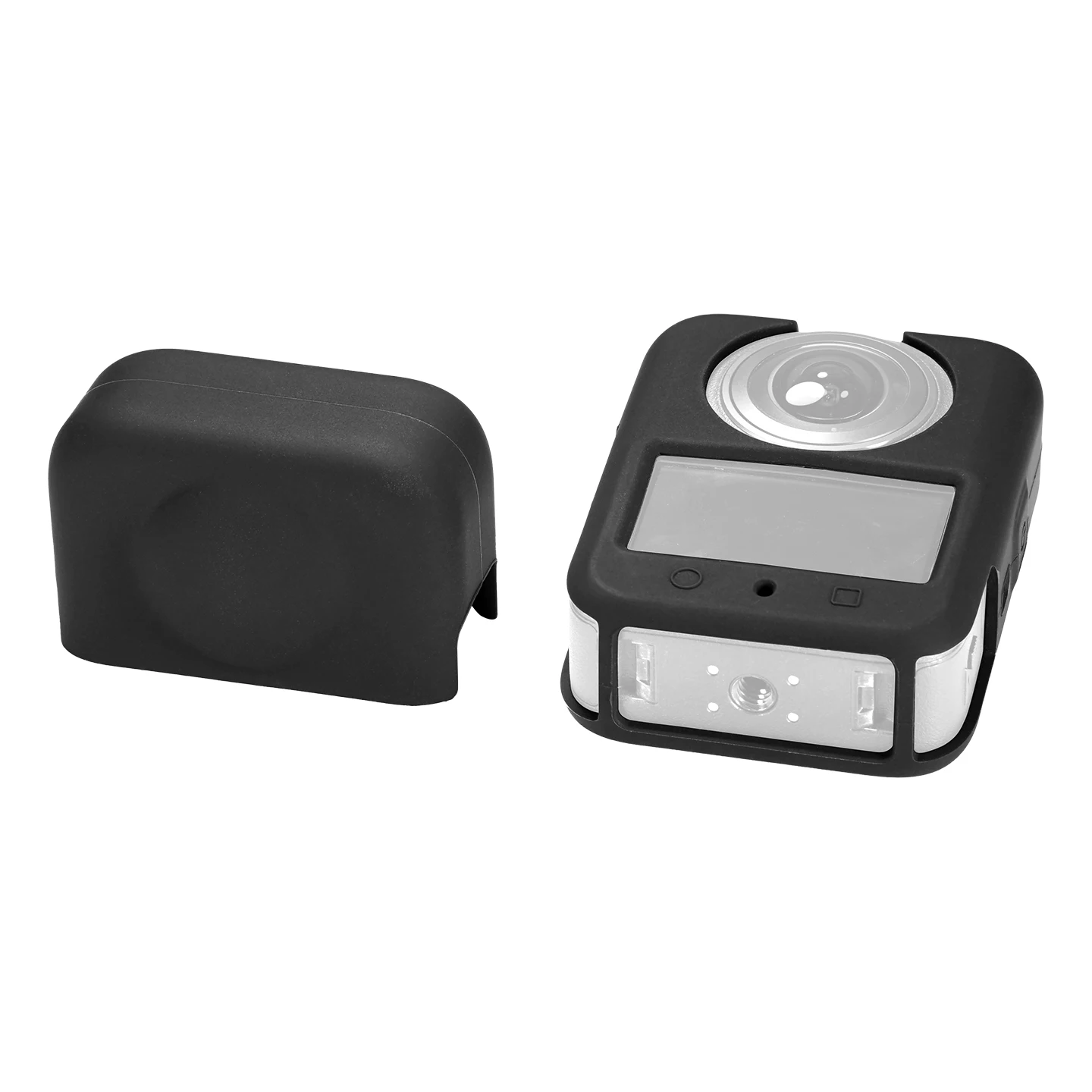 لملحقات كاميرا الحركة DJI OSMO 360 غطاء سيليكون واقيات عدسة HD وفيلم زجاجي مقاوم للصدمات والخدش #1