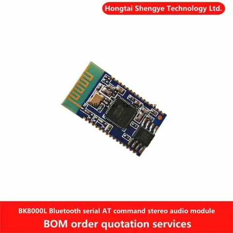 Bluetooth stereo audio module serial AT command SPP digital transmission BK8000L Bluetooth speaker amplifier DIY board