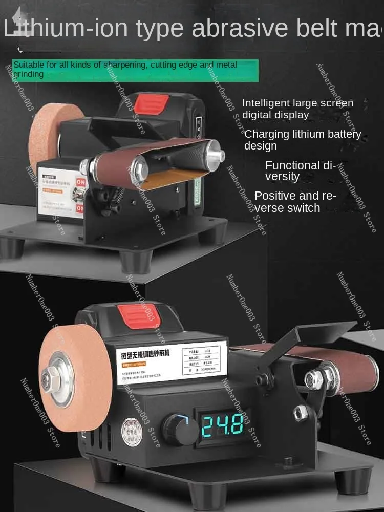 

Electric Knife Sharpener Automatic Household Fast Abrasive Belt Small Sharpedge Grinding Machine Artifact High Precision Fixed