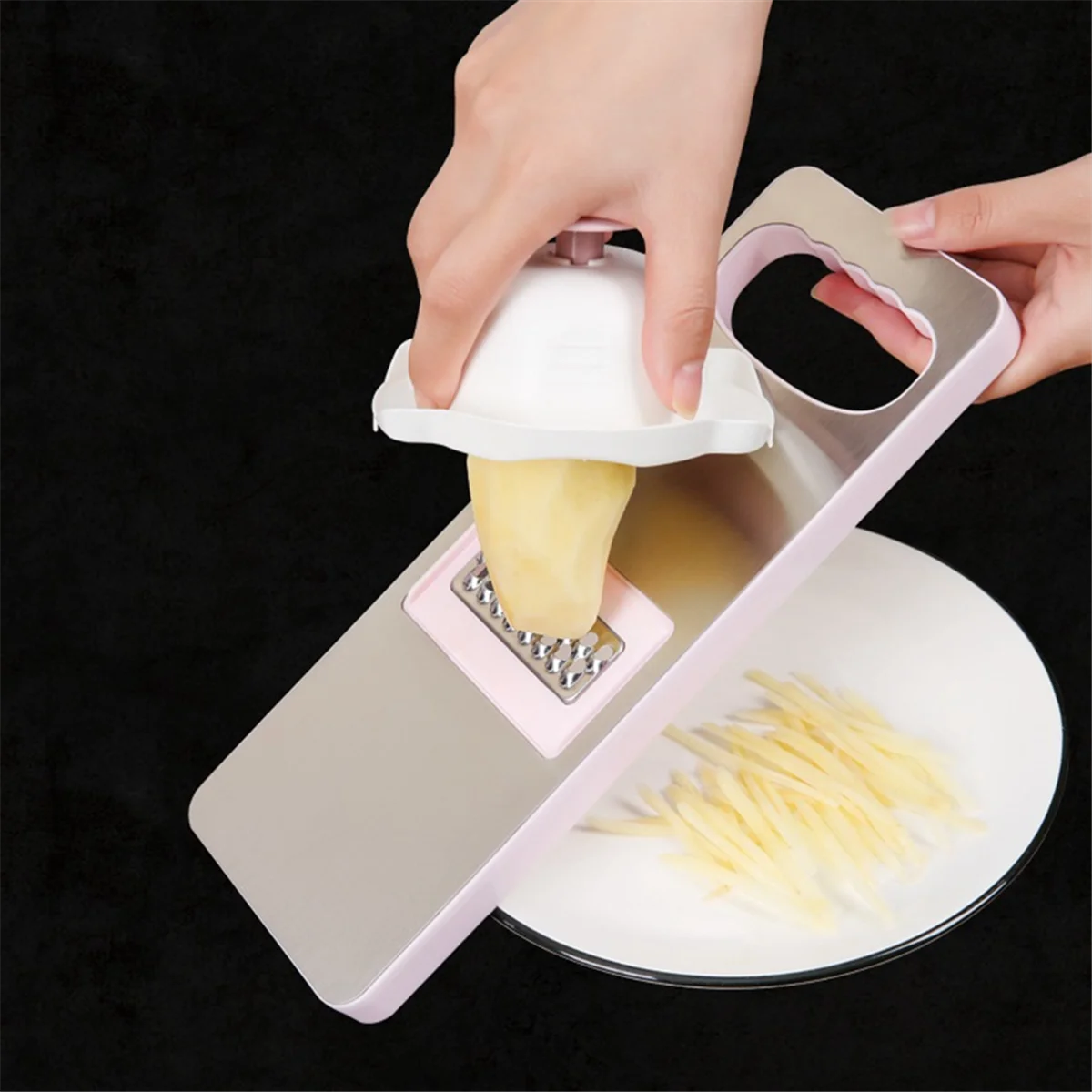 [in stock] Food Safety Holder for Slicer or Grater,Finger Anti-Cut Protectors for Vegetable Grater,Graters, Peelers and Slicers