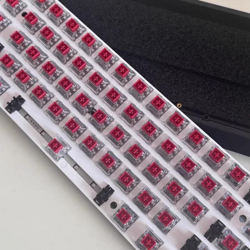 TTC Магнитный переключатель RGB Механическая клавиатура Прозрачный Hi-Fi Маджонг Звук Пользовательские аксессуары для игровой клавиатуры для ПК