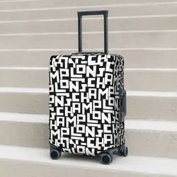 Funda de maleta con grafiti Longss a la moda, suministros de equipaje útiles para viajes de crucero y vacaciones Champss de lujo