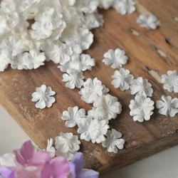 100PCS/Pack .1.5CM Satin Petals DIY 3D Flower. Handmade Decorative Flower Pieces Wedding Dress Veil Accessories RS24503