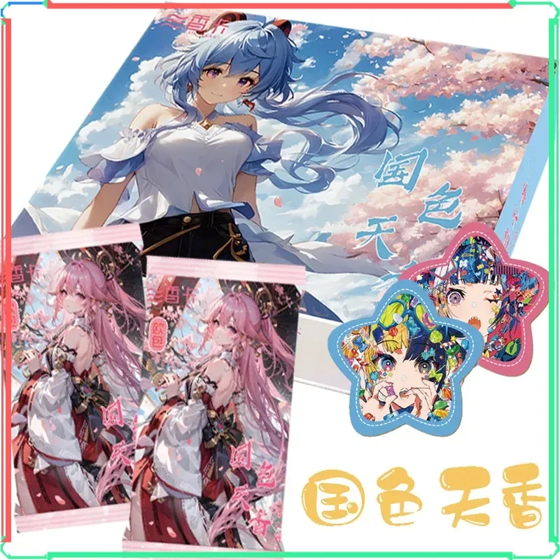 

Новинка, хит продаж 2025 года, новейшая Xiangka National Beauty Wave 2 Goddess Story, коллекционная карта Waifu Booster Box Tcg Ccg Acg Doujin, игрушки, подарки