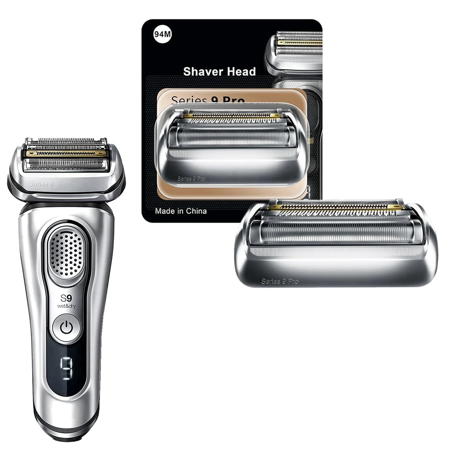 

Сменная головка 94M для бритв Braun Series 9, 9240s, 9242s, 9260s, 9293s, 9299s, 9330s, 9340s, 9350s, 9355s, 9419s,5790,5791