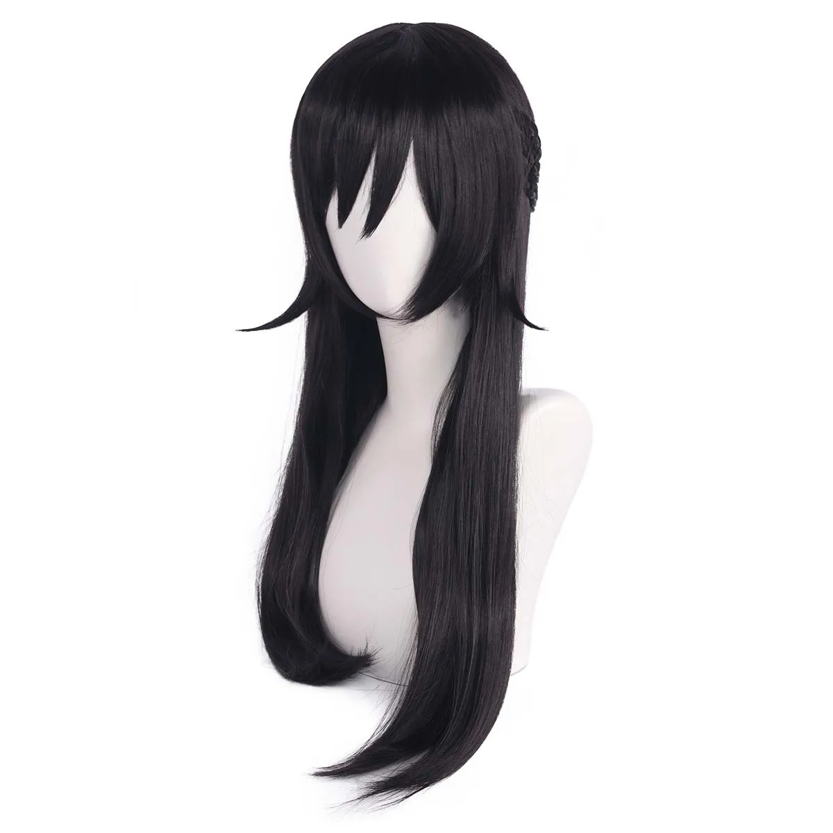 Halloween Comic Con Party  Game Identity Ⅴ Cosplay Long Black Hair Wigs