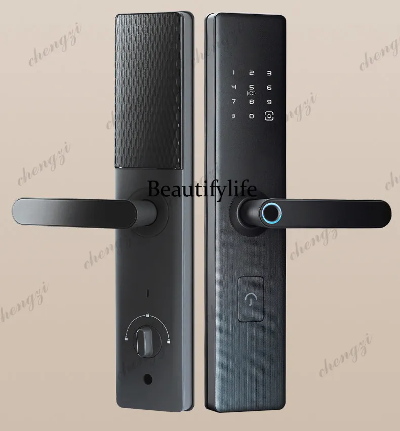 D10 fingerprint lock, semi-automatic password lock, home anti-theft door, electronic door lock