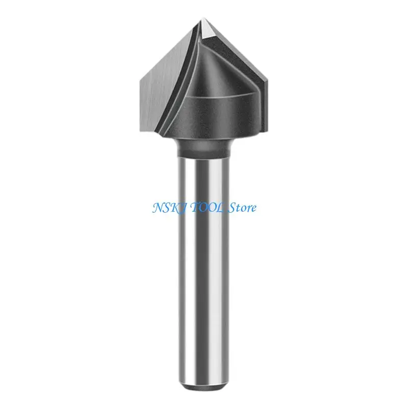 

L8RC New Tungstens Carbides V Trench Routers Bit For Carpentry Slots And Milling