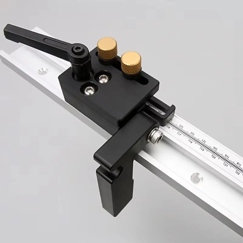 Т-образные направляющие, деревообрабатывающая направляющая, линейка со шкалой, ширина 45 мм, часть настольной пилы, сверхмощная прецизионная пила, настольные инструменты