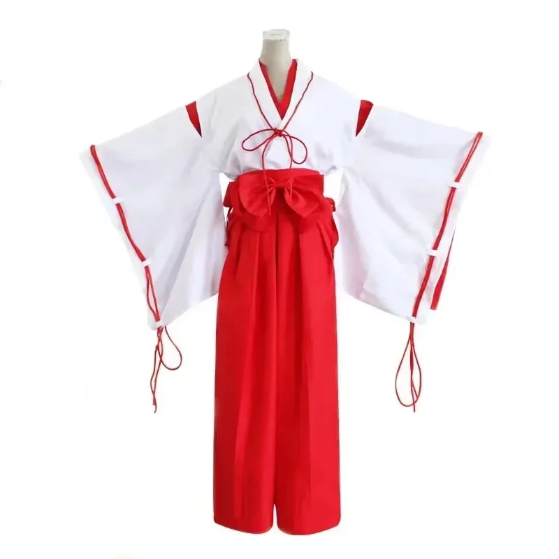 Anime Figures Inuyasha Cos Kikyo Kimono Cosplay Costume Halloween Costume For Women Men Girls Full Set Clothes Gift