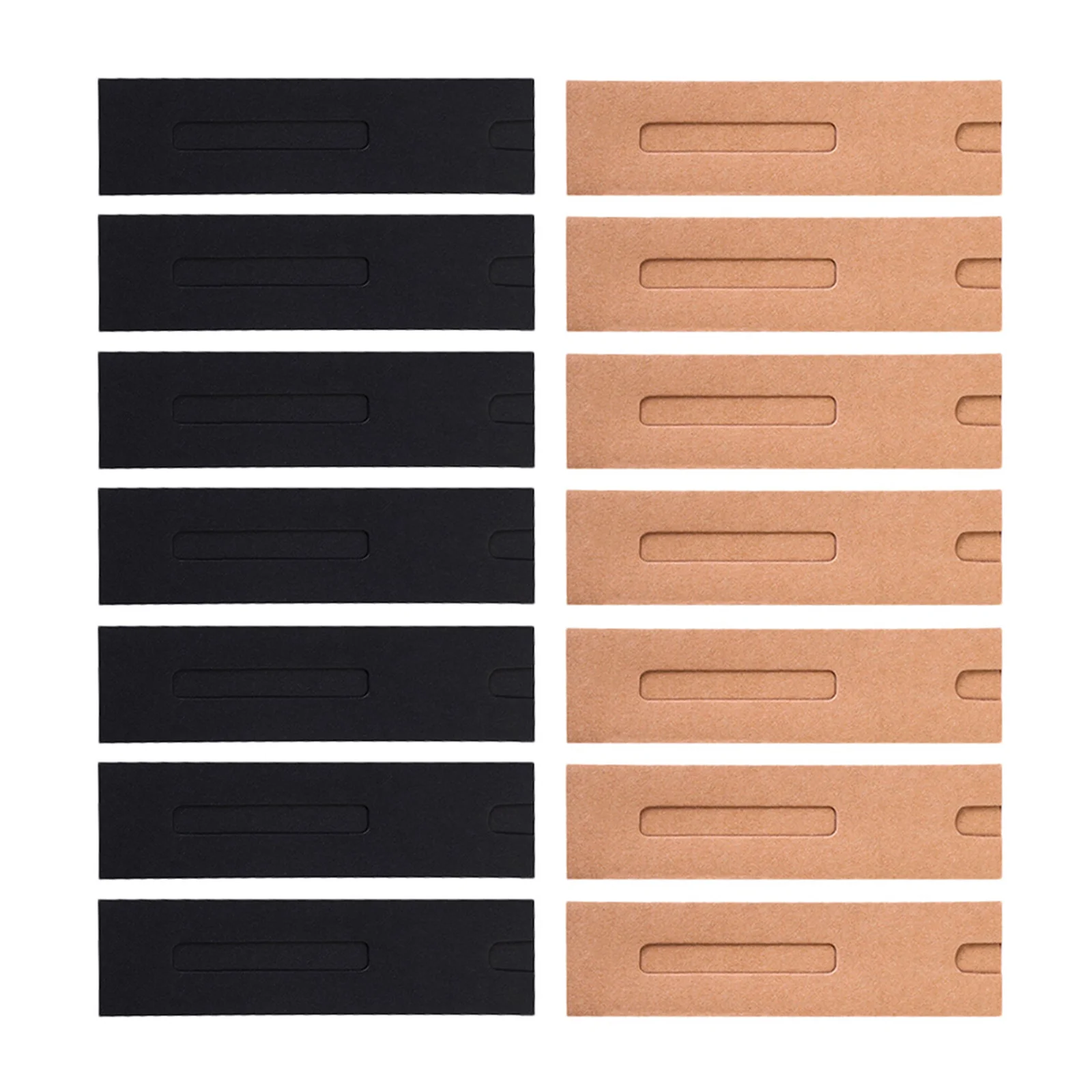 

40pcs Pen Pouch Kraft Paper Single Pen Holder For Stationery Organizer Gift Bag Pencil Case Desktop Storage