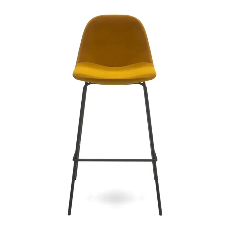 

Nordic light luxury bar chair household island backrest high stool modern simple front desk chair