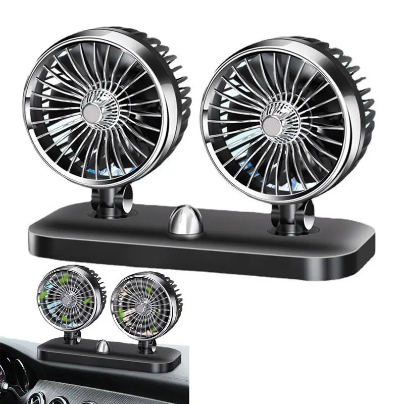 

Car Dashboard Fan 180-Degree Rotation Rechargeable Truck Dash Fan 12v/24v Portable Mute Operation USB Fan For Center Console