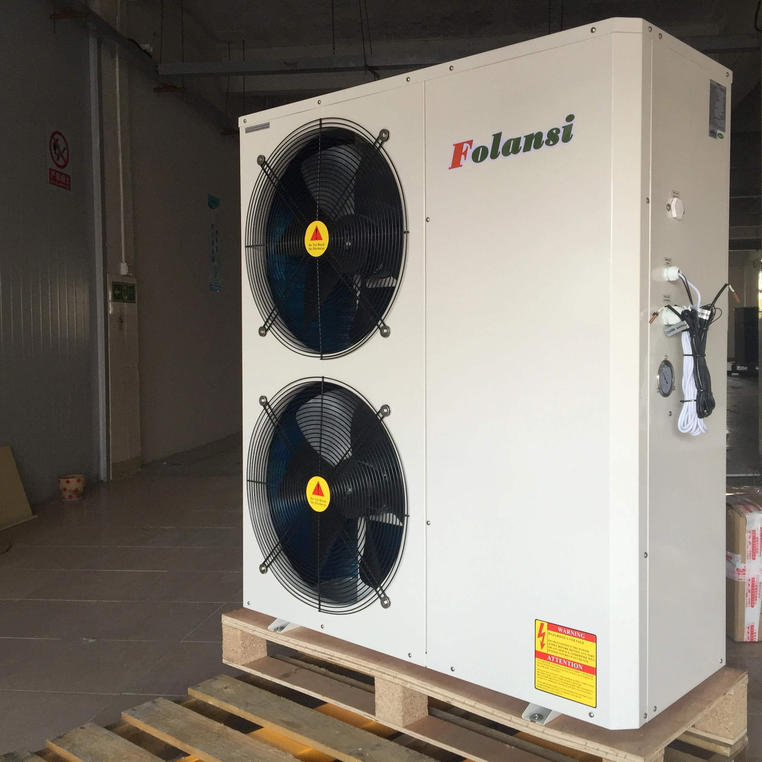 Folansi factory max 80 degrees outlet water High temp heat pump Water Heater low noise air source high Temperature Heat Pump