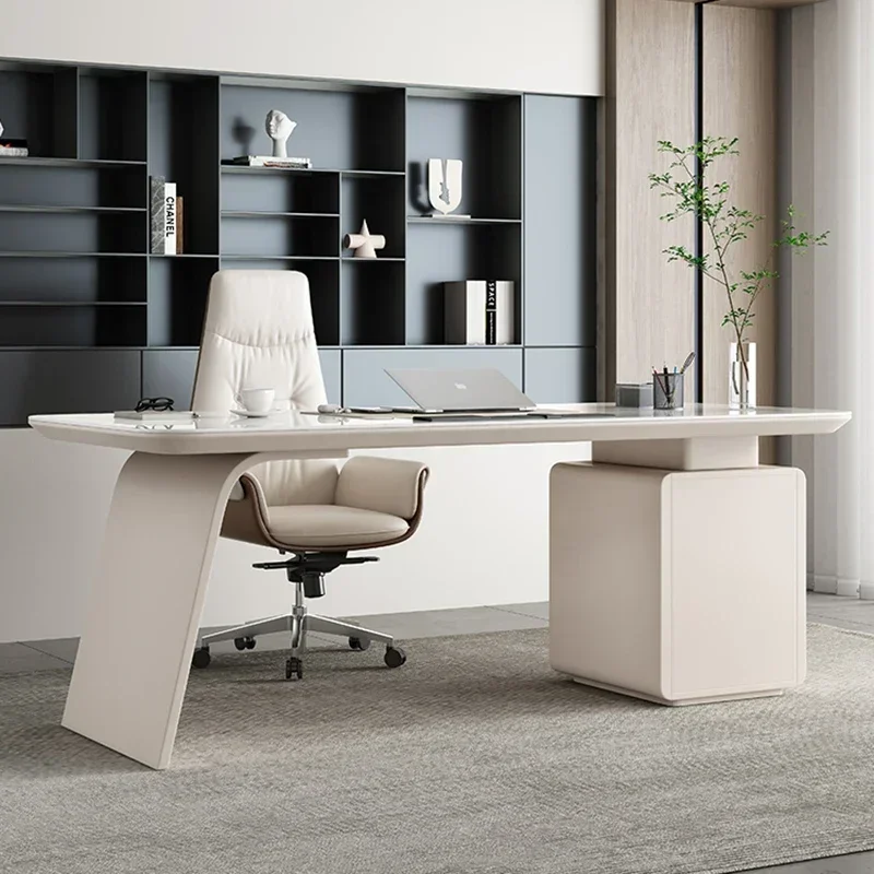 White Desk Table Room Office Supplies Desk Accessories Computer Tables Length of Values Reception Desks Bureau Gaming Mesa Gamer
