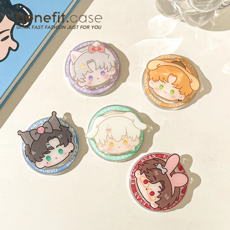 

Light and Night ambitus Osborn Evan Sariel Jesse‌ Charlie Q version cute Large-head magnetic airbag phone holder