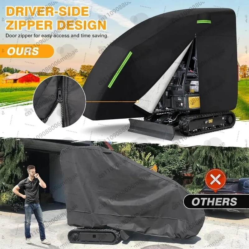 Mini excavator hood for Bobcat E20 for Kubota KX015-4 for John Deere 17 P 140x45x75 inches