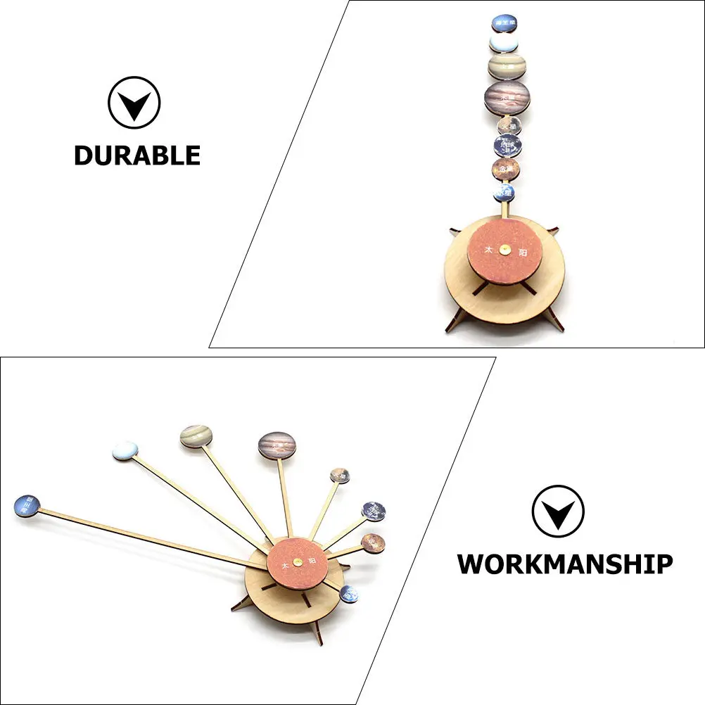 1Set Scientific Educational DIY Planetary Assemble Kit Solar System Experiment Science Demonstration