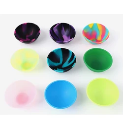 1Pcs Silicone Bowl Container 70mm 30mm Household Tobacco Herb Smoking Accessories Kitchen Home Smoke Multi-Color Storage Box