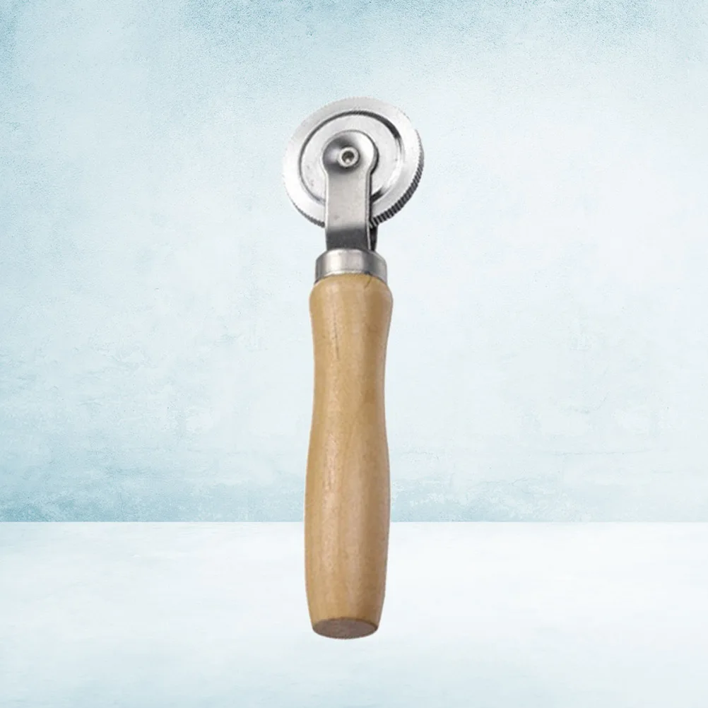 

Bearing Roller Tire Repair Tire Tool Durable Wooden Handle Lightweight for Car Tyre Patch Labor Saving Roller Tyre Tool