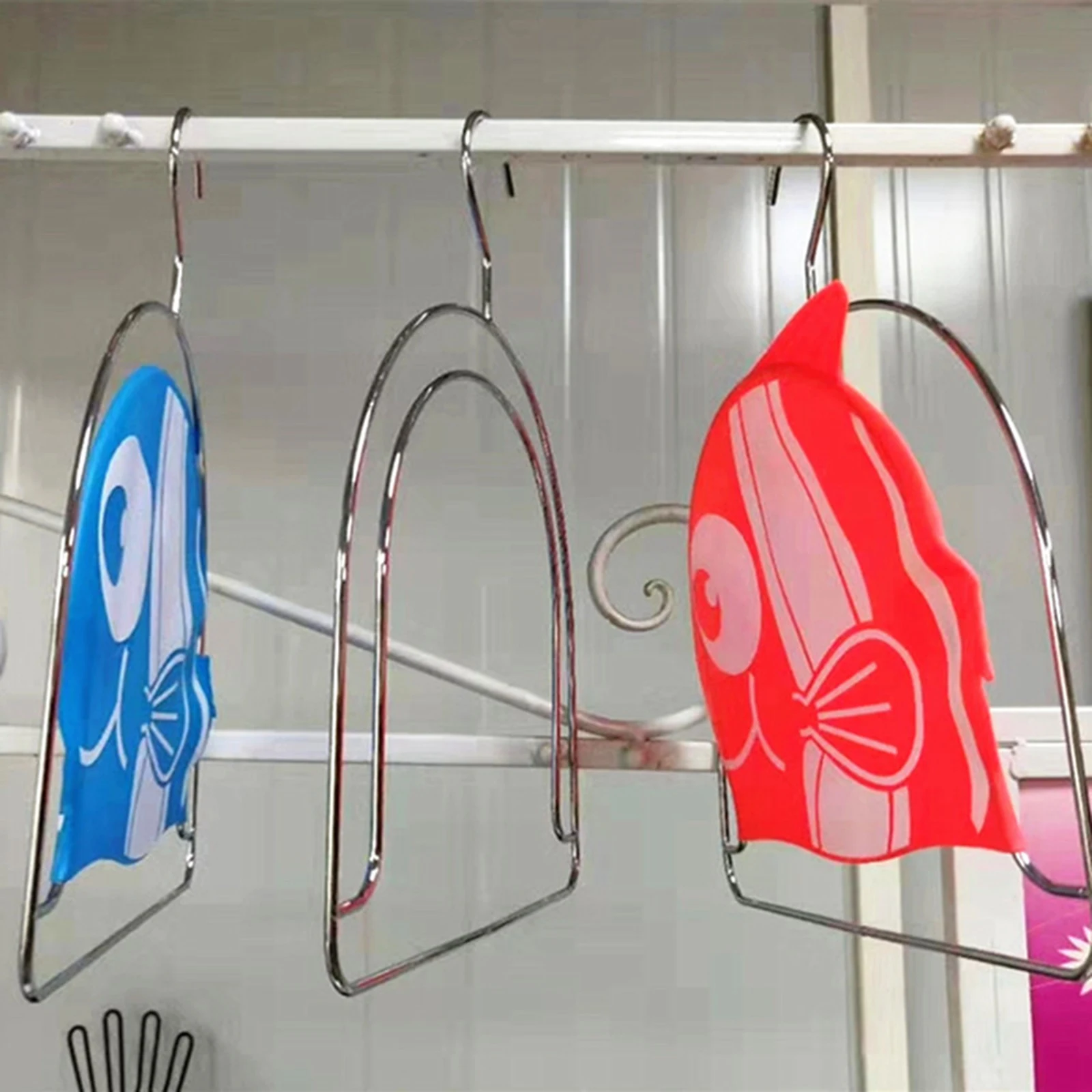 Metal Wire Body Shape Swimsuit Hanger Boys Girls Clothes Hanger for Cloakroom Closet