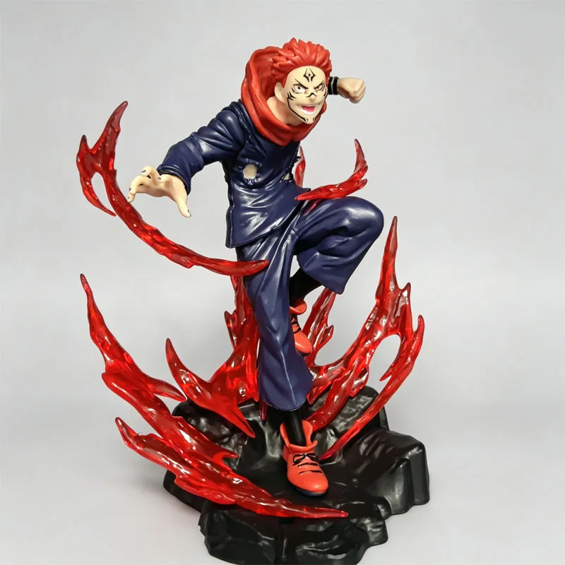 Jujutsu Kaisen Ryomen Sukuna Yuji Itadori Actionfigur PVC-Statue Sammlermodell Spielzeug Heimdekoration Geburtstagsgeschenk für Fans