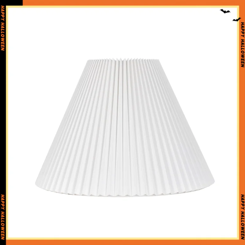 

6x15x11" White Knife Pleat Shade,round shape,providing long-lasting durability,Versatile Use