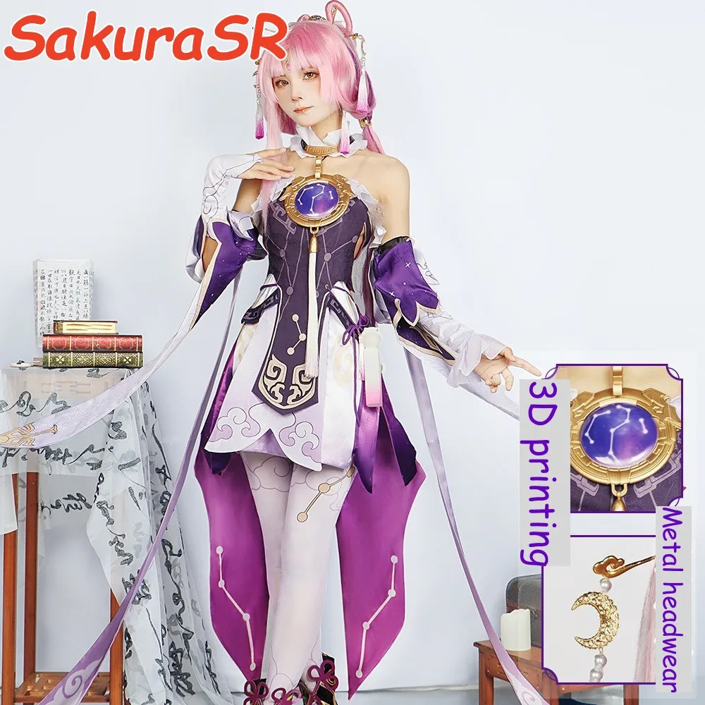 

Fu Xuan Cosplay Game Honkai: Star Rail Cosplay【S-3XL】DokiDoki-R Women Costume Fu Xuan Cosplay Shoes Wig Plus Size Halloween