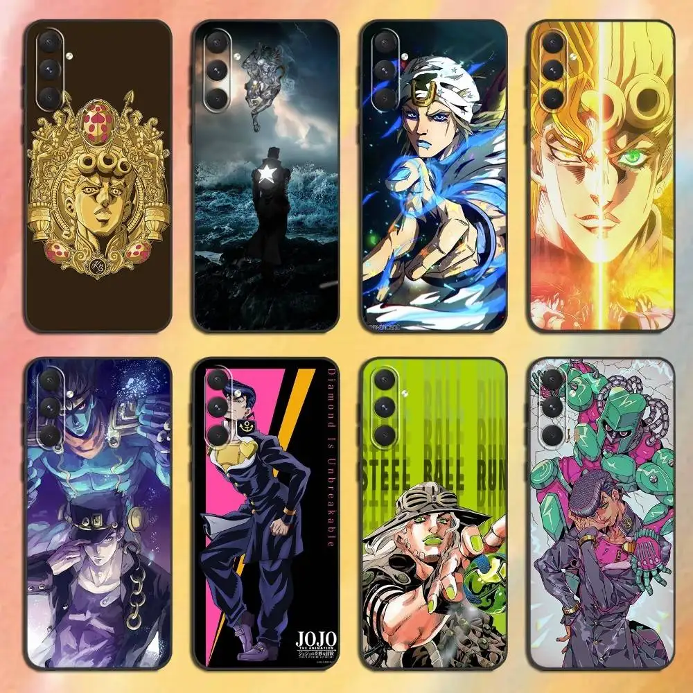 

Anime J-JoJo's Bizarre Adventure HOT Phone Case For Samsung S26,S25,S24,S23,S22,S21,Plus,Fe,Lite,Others Black Cover