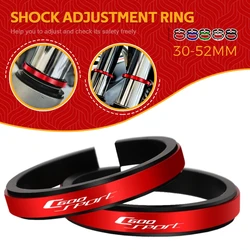 FOR BMW C600SPORT C600 SPORT Motorcycle Adjustment Shock Absorber Auxiliary Rubber Ring CNC Accessories Fit 30MM-52MM