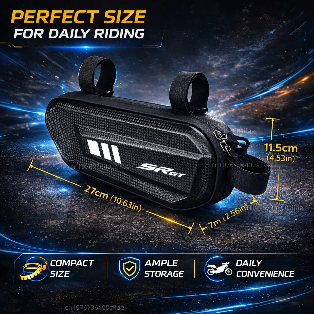 Motorcycle Side Bag Personalized Logo Waterproof Hard Shell Saddlebag For For Aprilia SR GT 125 200 2022- Aprilia RS125 RS 125